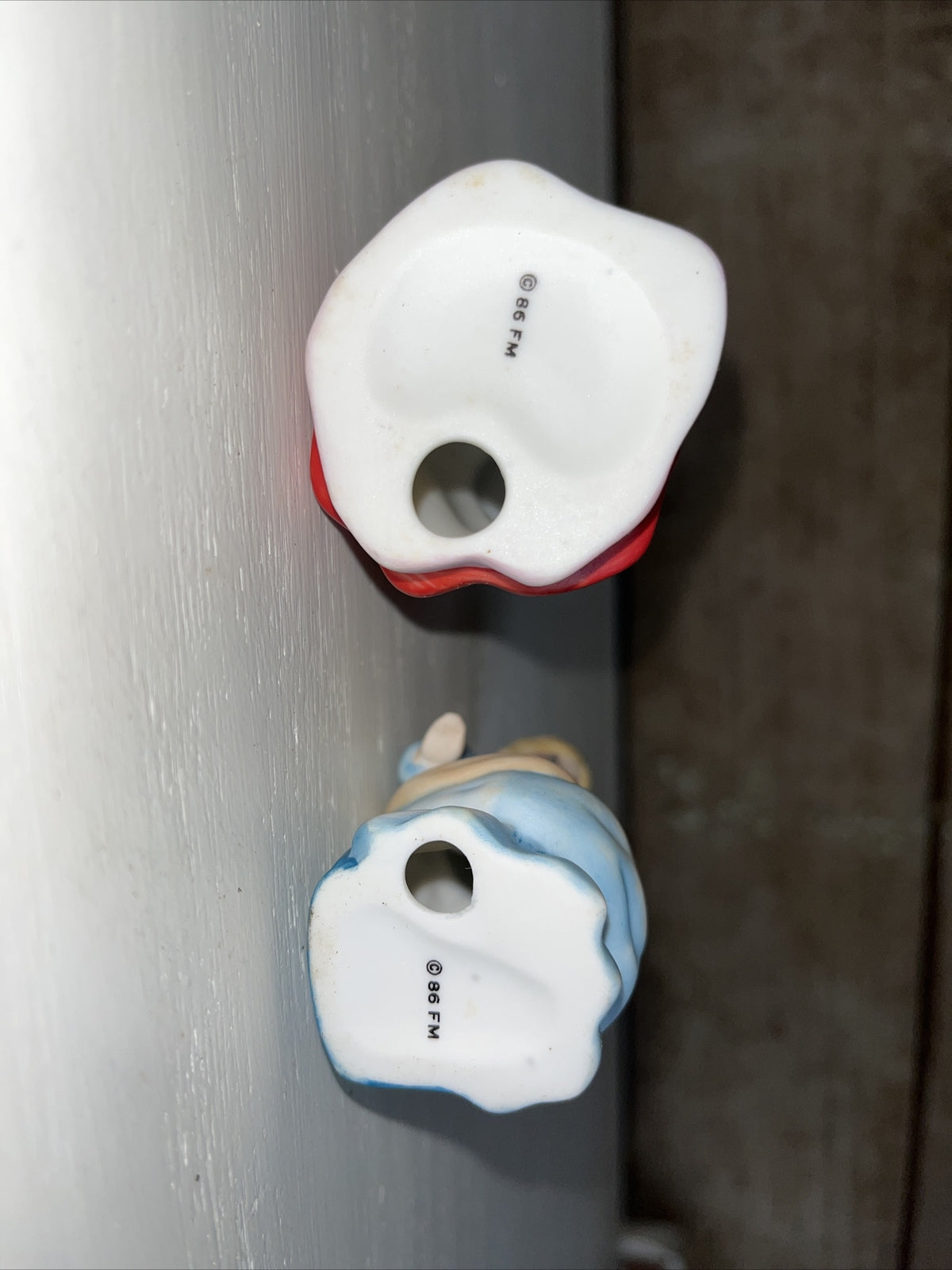 Franklin Mint Fairy Tale Surprises Porcelain Cinderella & RR Hood Figurine 1986