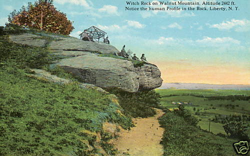 Walnut Mountains Indians New York Postcard NY