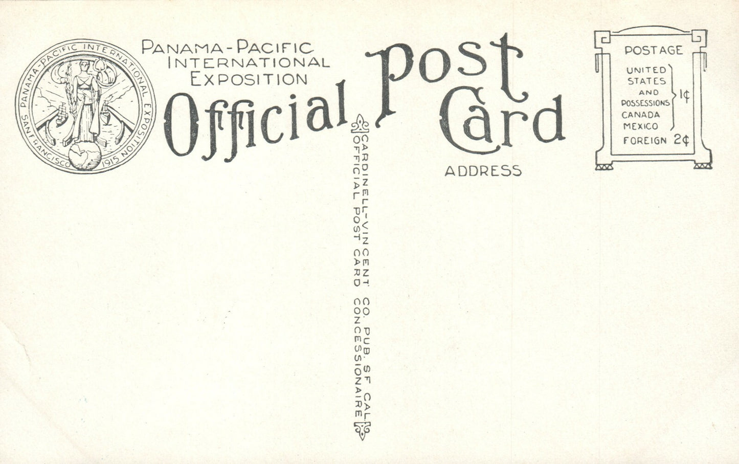 Maryland State Building Panama Pacific Exposition Expo California CA Postcard