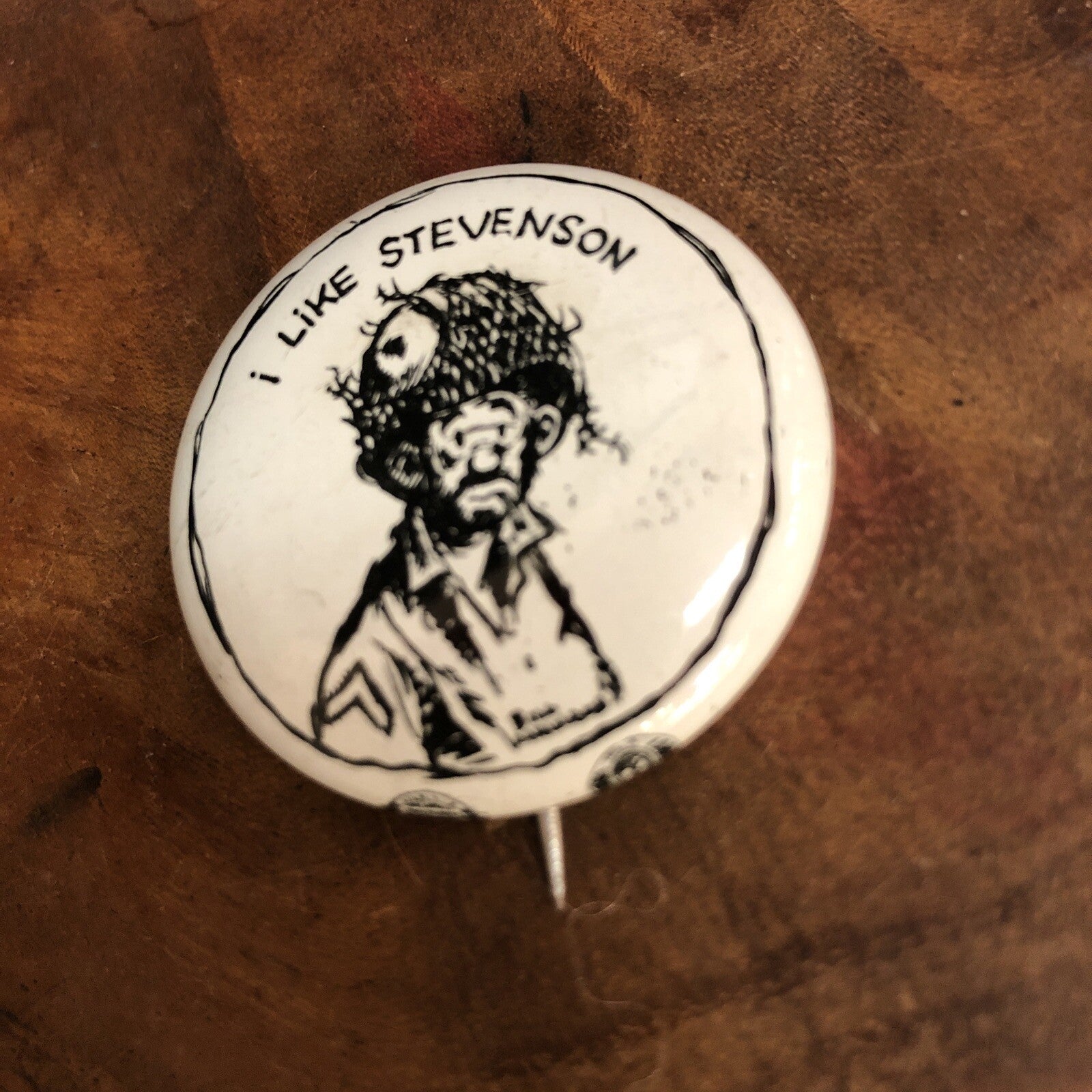 I Like Stevenson Litho 1-1/2"  Political Pin