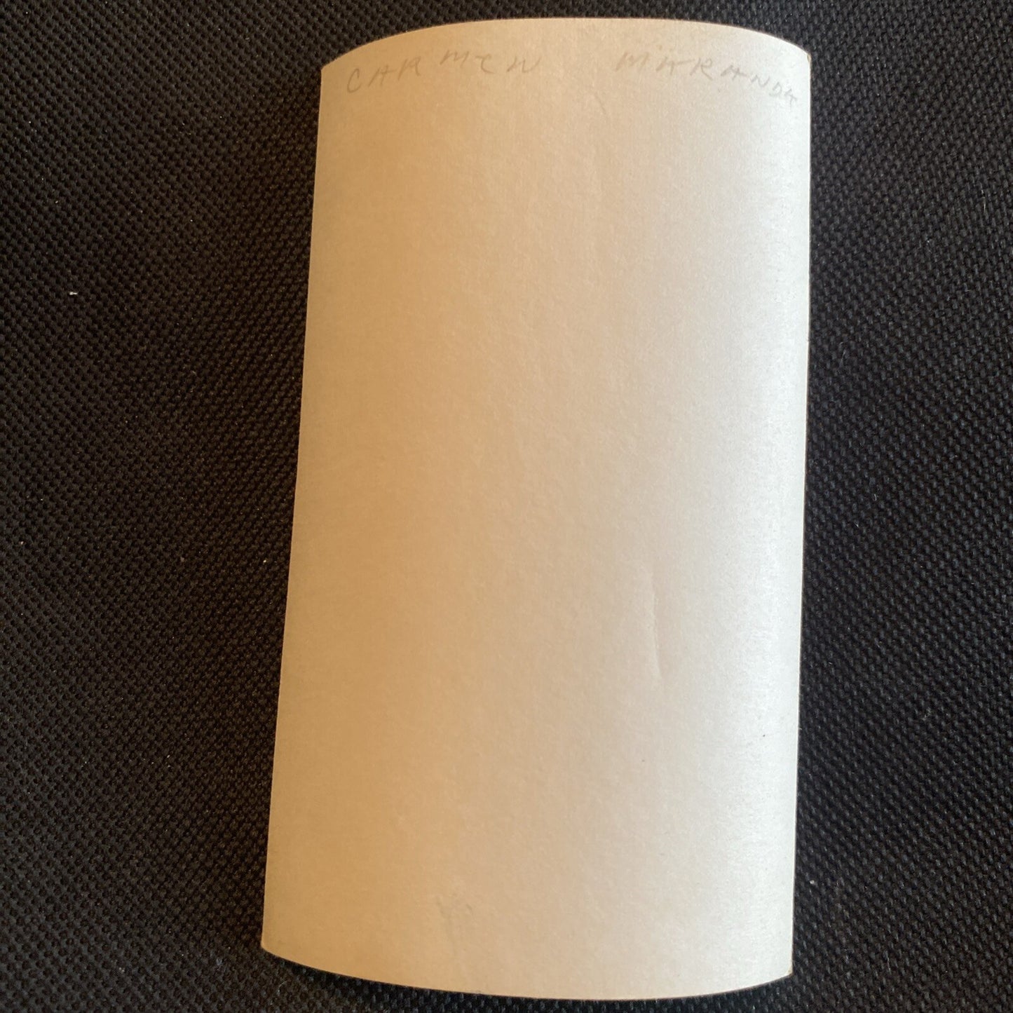 Real Photo Carmen Maranda 2.5" x 4" Hollywood Movie Star Fan Club