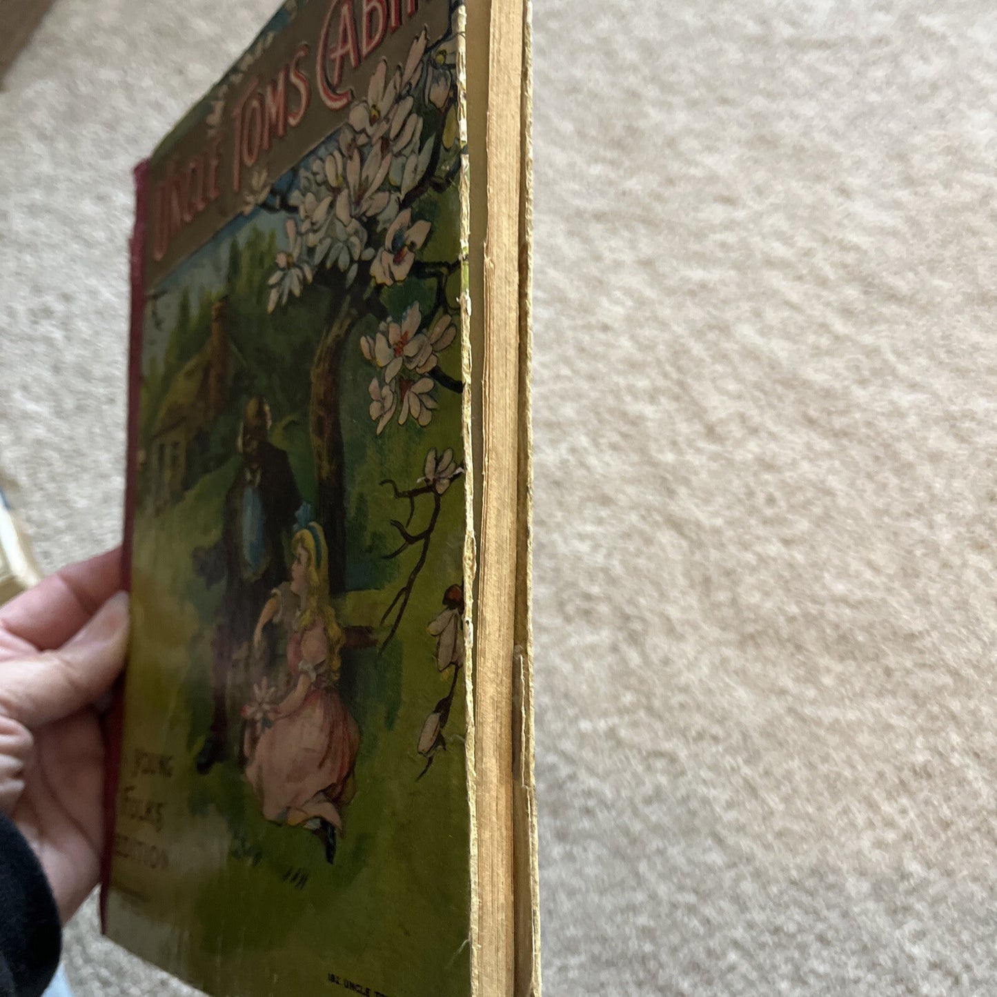 UNCLE TOM'S CABIN BY HARRIET BEECHER STOWE M.A. DONOHUE #182 YOUNG FOLKS EDITION