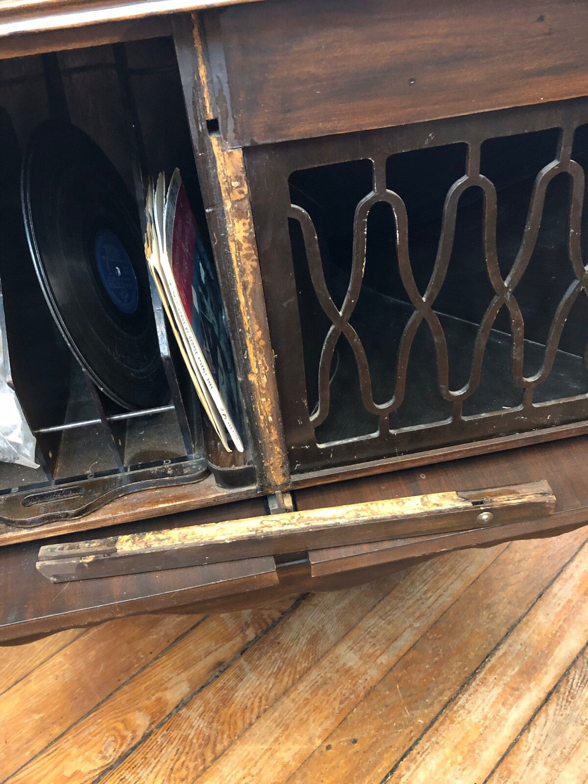 Working Antique Sonora Victrola Record Player Queen Anne 1920's with Video!