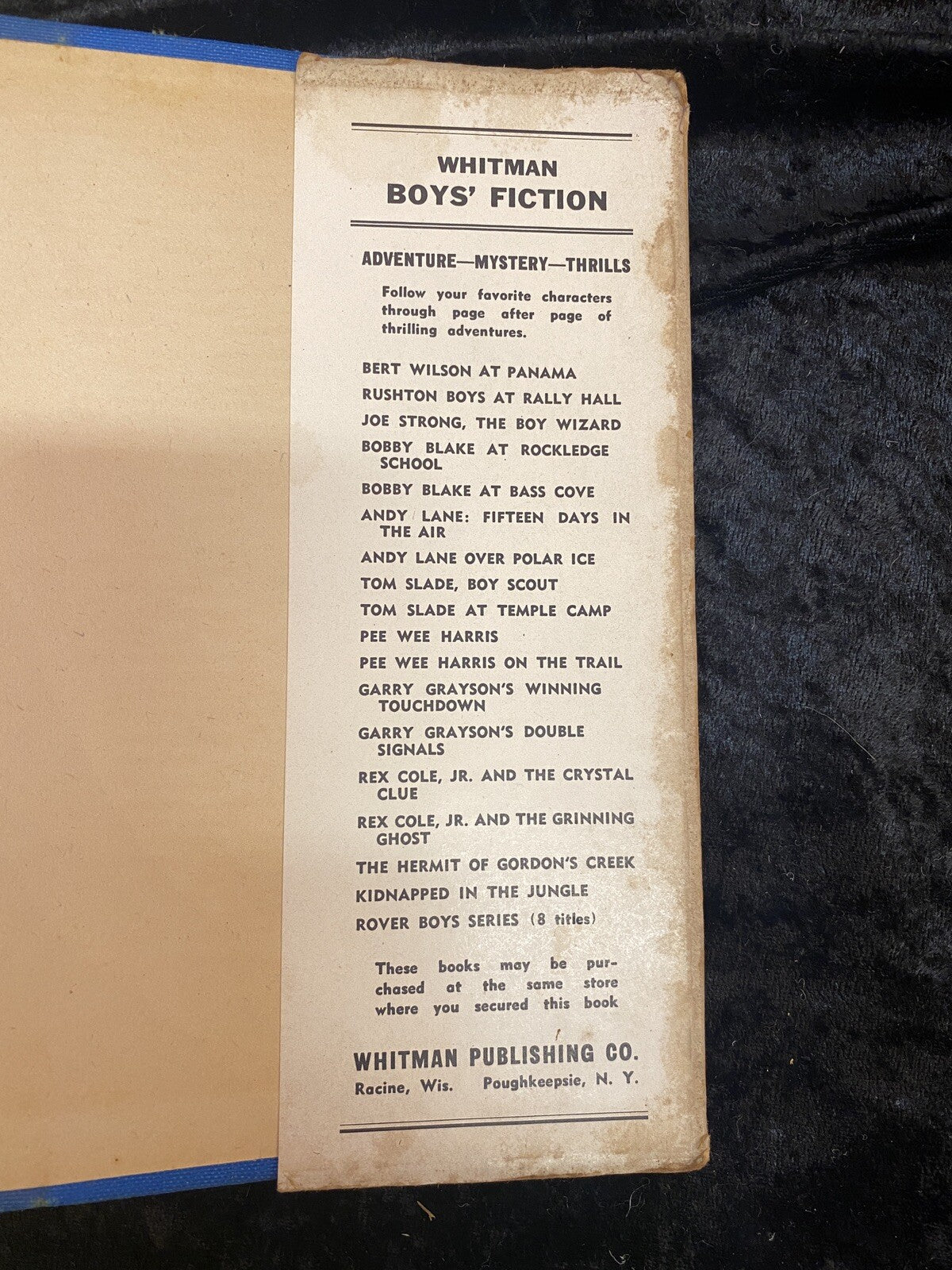 "Through Space To Mars: Or The Longest Journey On Record" 1910 ROCKWOOD Roy