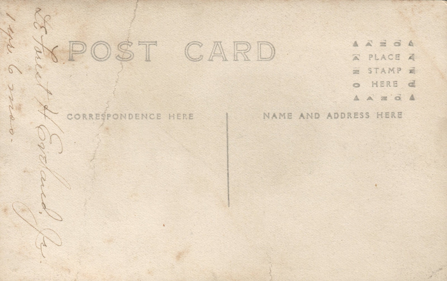 Young Boy Portrait Real Photo Postcard