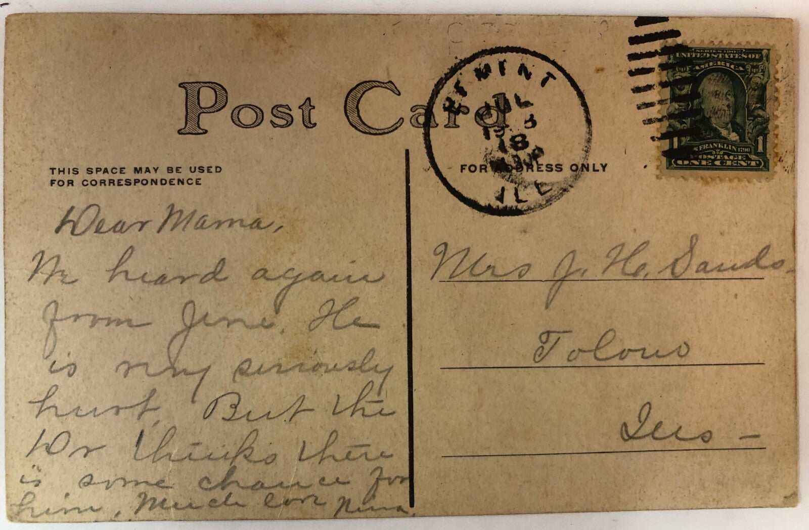 "Fuss and Fun" Three Children Putting Baby Ducks Into Water Vintage Postcard