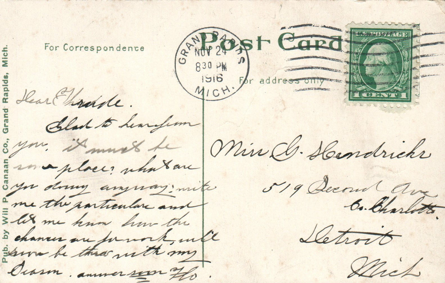 210 Union Depot, Grand Rapids, Michigan Mich MI Postcard