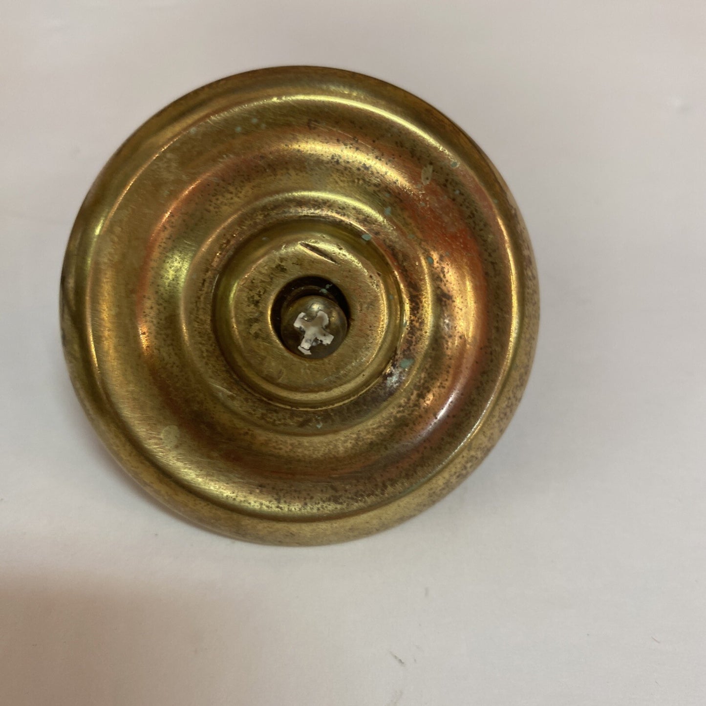 3 PC Vintage Sold Brass Harvin Door Knocker 8.5" TALL with Patina