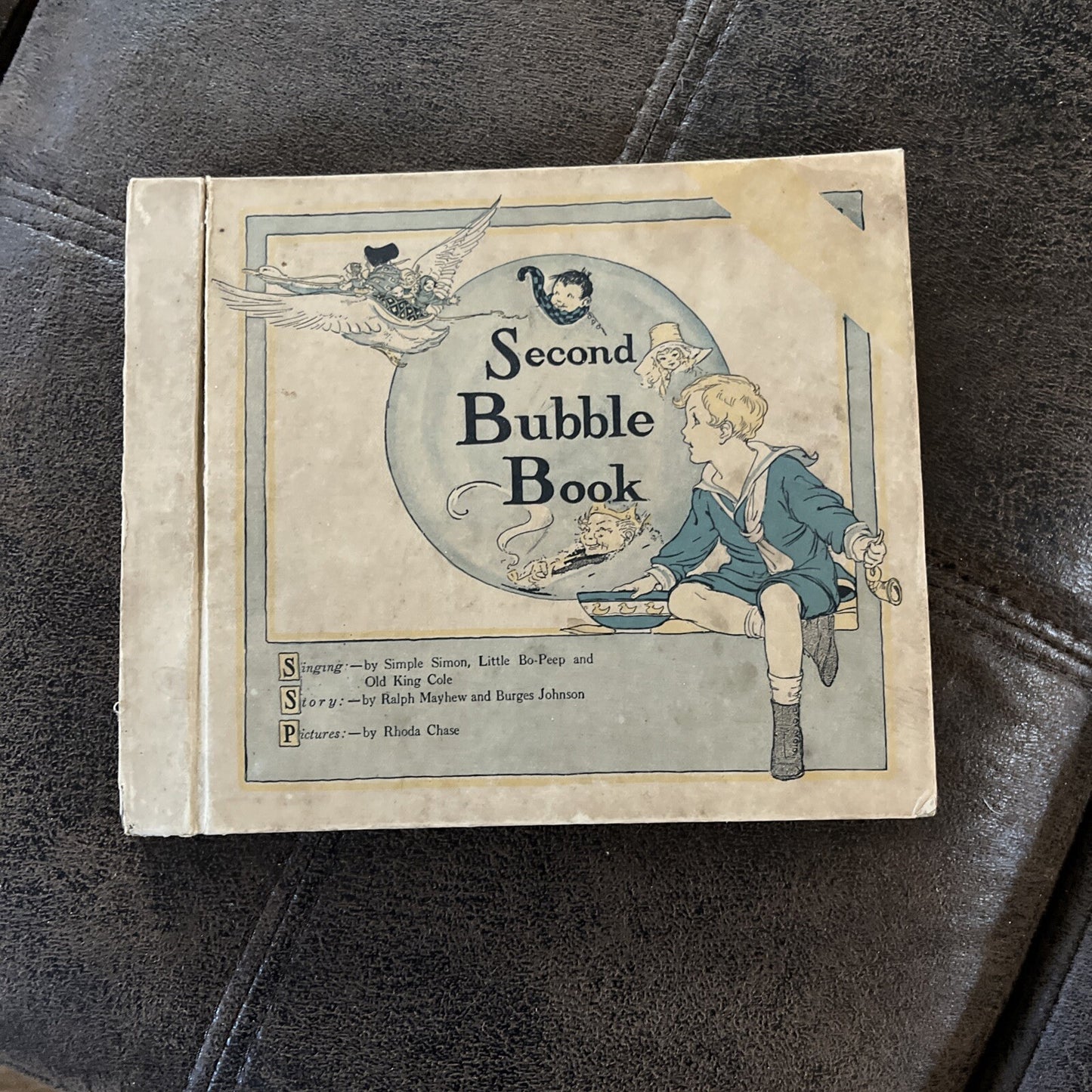 ANTIQUE - BOOK & RECORD - SECOND BUBBLE BOOK - 1918