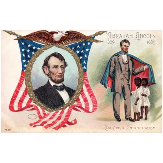 "The Great Emancipator" Abraham Lincoln 1809-1865 Abraham Lincoln Postcard