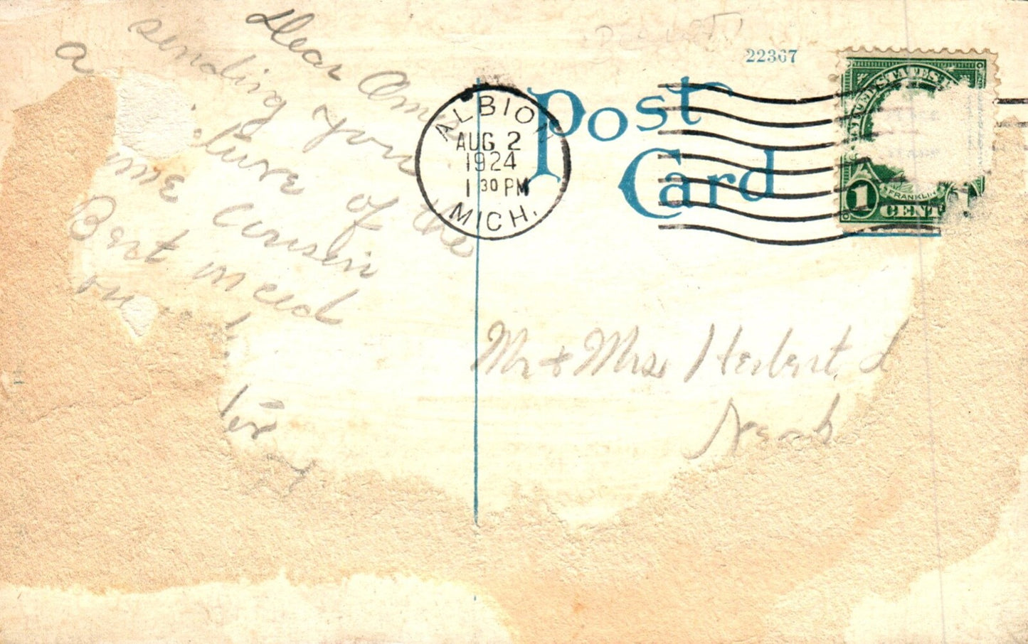 Lakeside Pavilion Spring Lake Mich Michigan Postcard