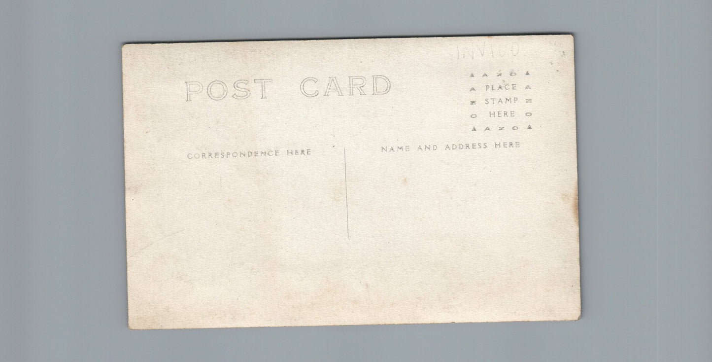 Vintage Old Siblings Portrait Real Photo Postcard