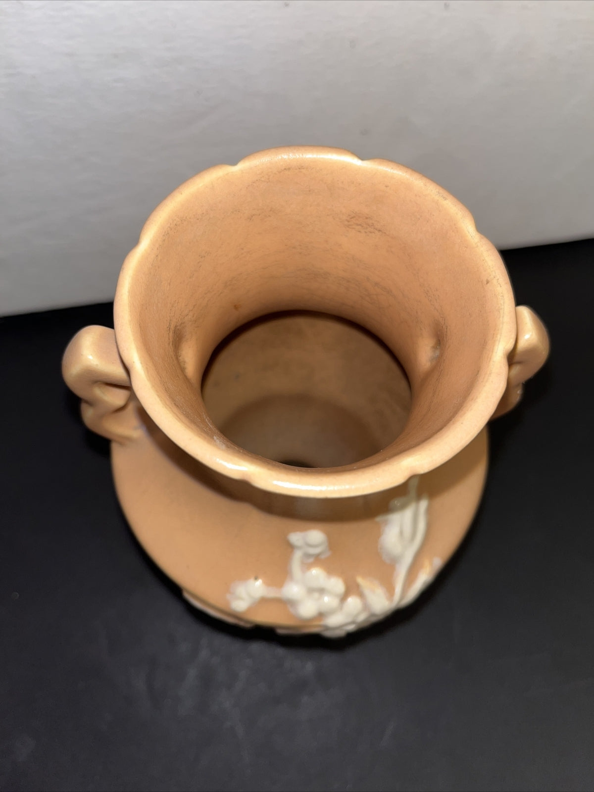 Vintage Weller Pottery Vase/Planter Pink/Peach color