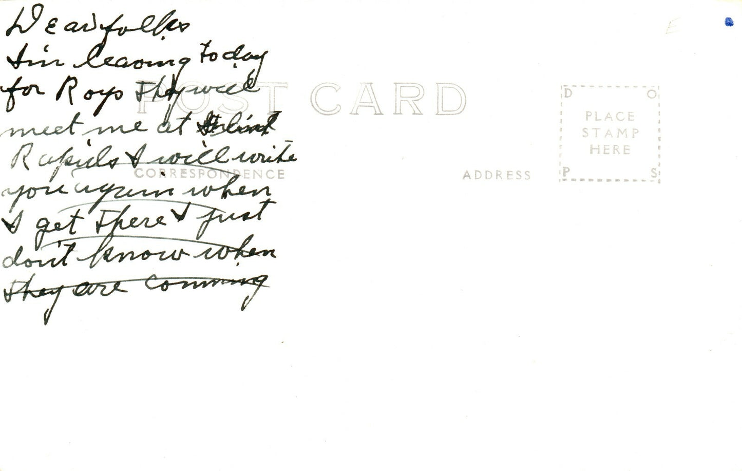 At Cooler Bridge on The pine Wellstone MI Michigan Postcard