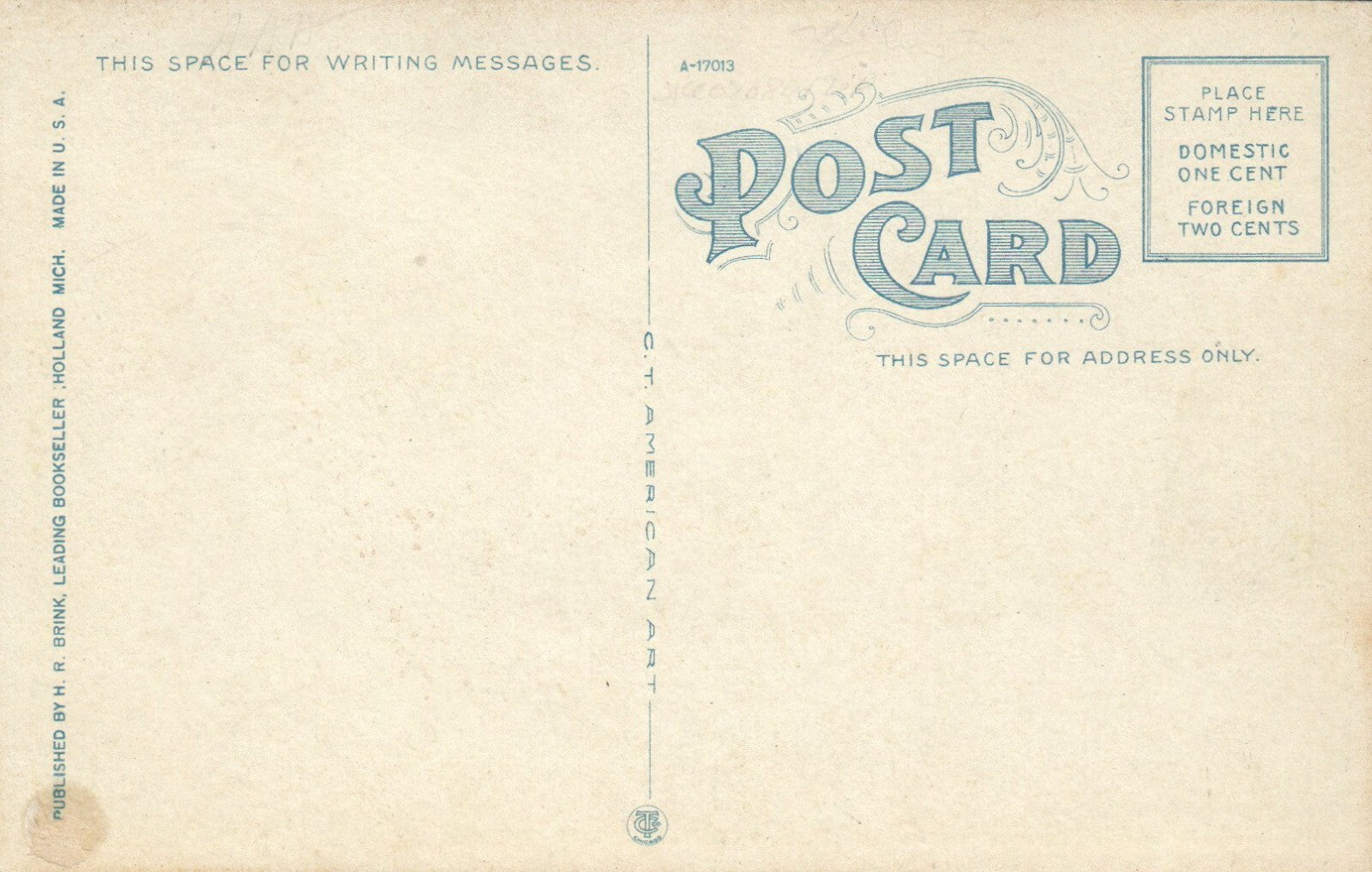 Waukazoo Inn Holland Michigan Mich MI Postcard