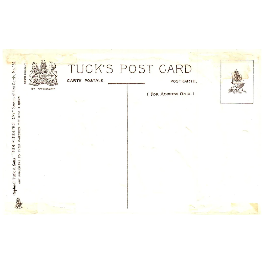 Minute Men American Revolution Vintage Fourth of July Patriotic Postcard