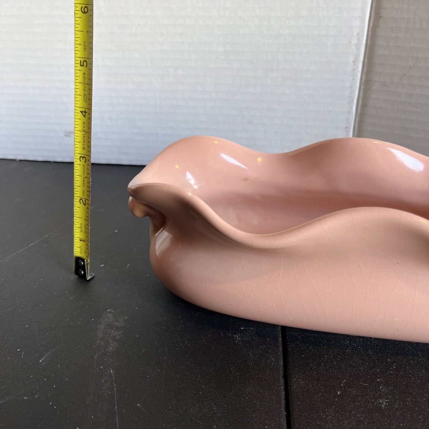 Abingdon USA Pottery Console Bowl with Scalloped Edge #570