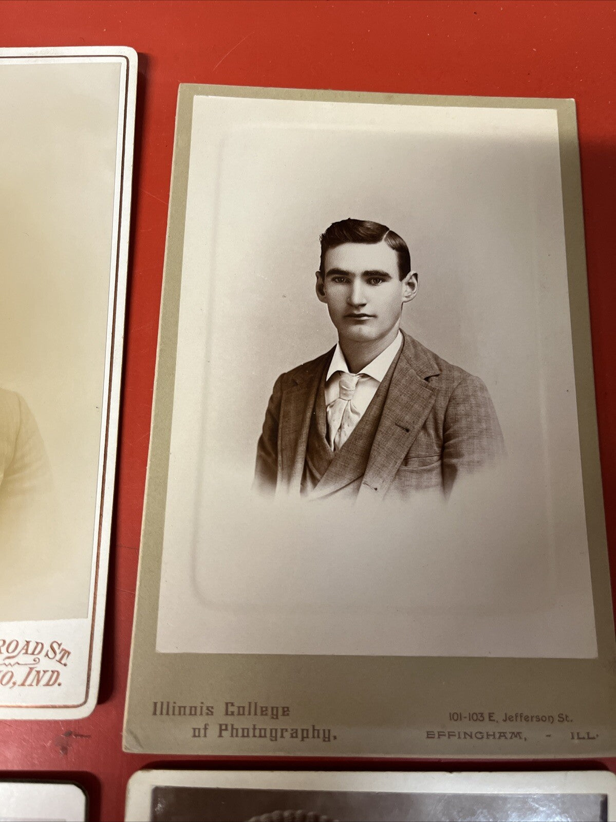 antique cabinet card lot of 6/ Arnold, Pontus, Strode, Ect