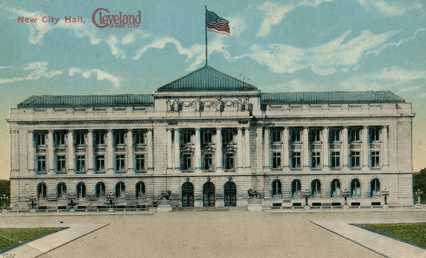 1915 New City Hall Cleveland OHIO OH Postcard