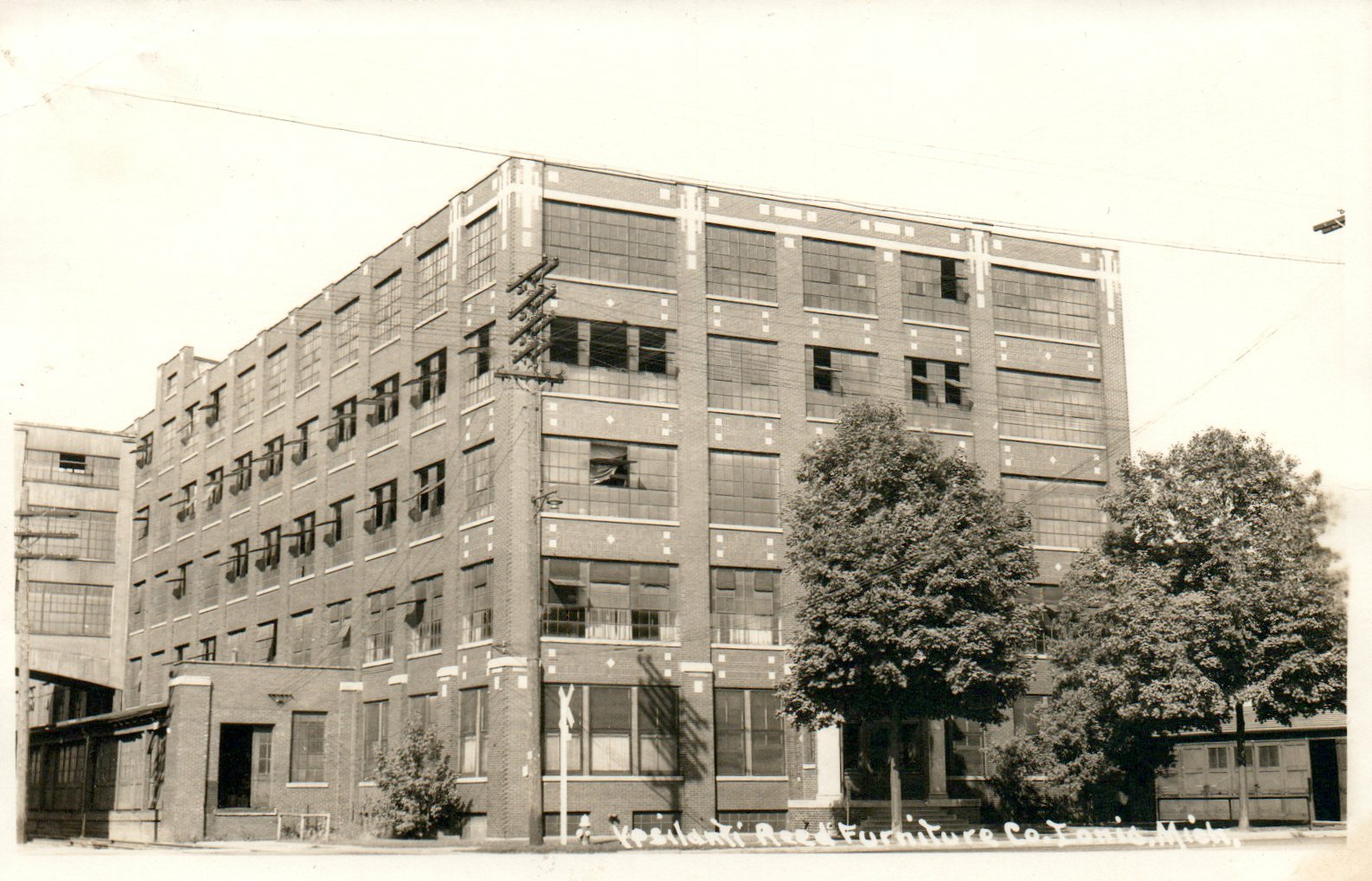 Ypsilanti Reed Furniture Company Co Ionia Michigan Mich MI Postcard