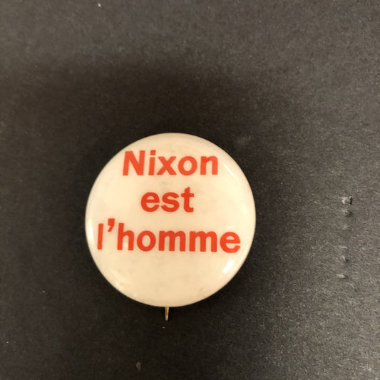 Nixon est l'homme Celluloid 1.25" Political Pin