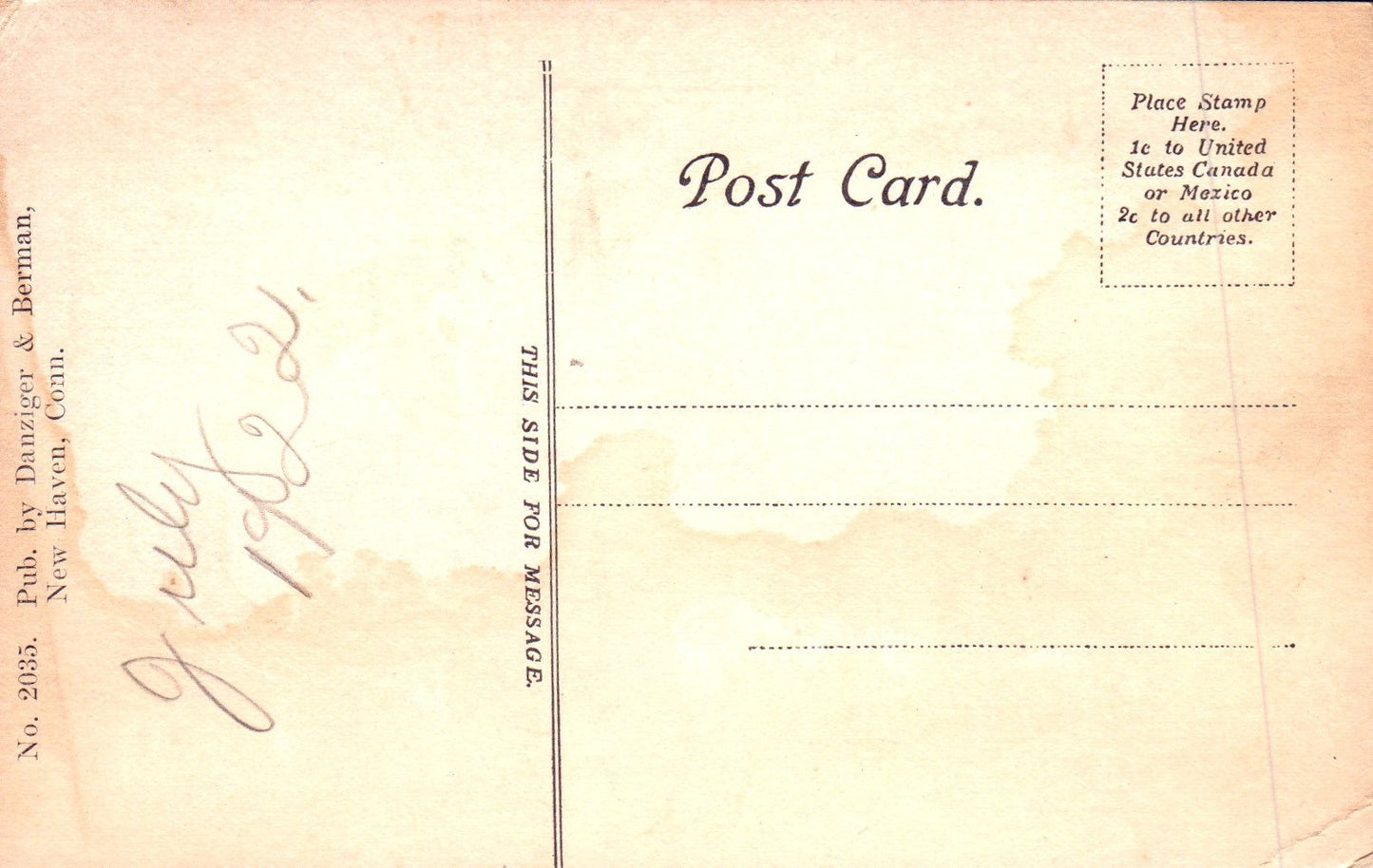 Residence of Charles Dudley Warner in Hartford CT Connecticut Postcard