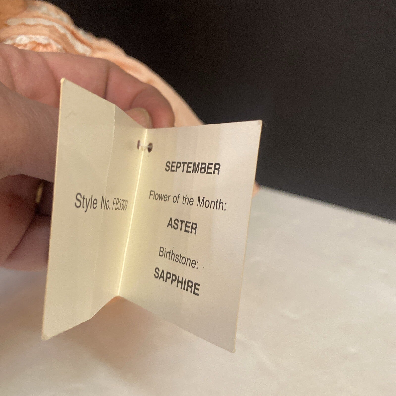 1989 Effanbee   8" doll  September Aster Doll of The Month