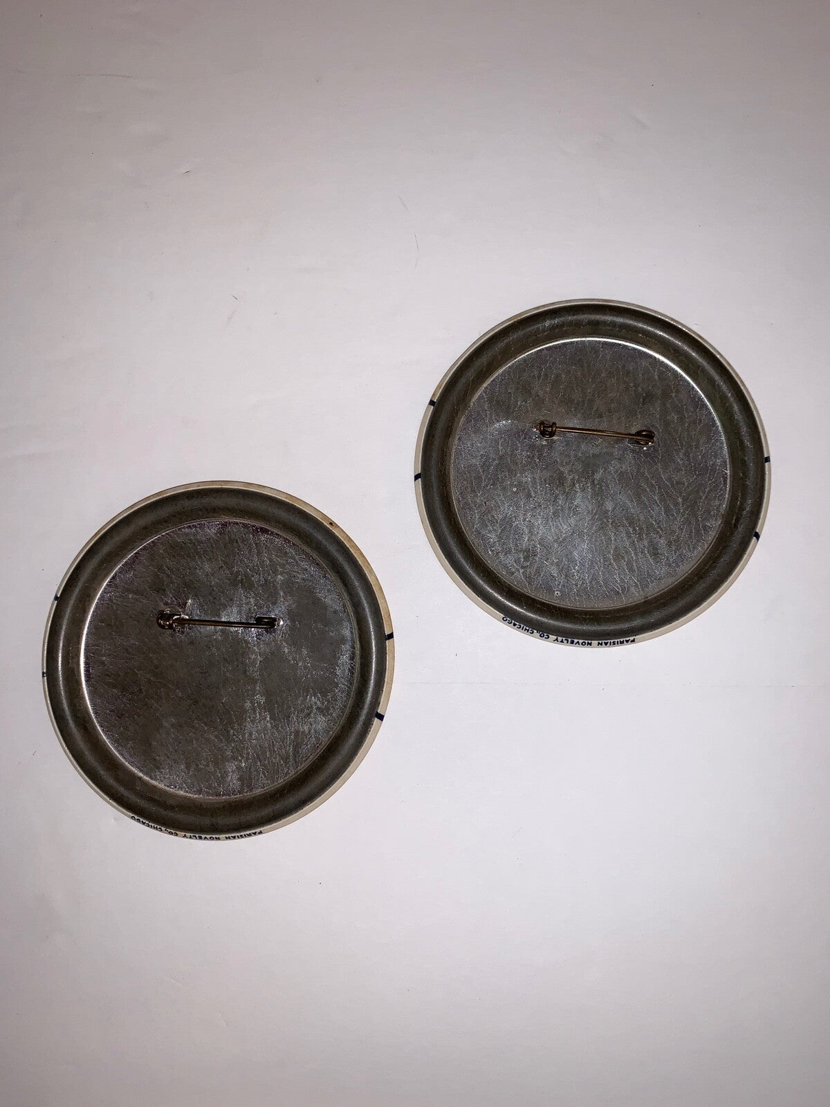 2 Vintage "Vote Yes" Food Retailers Primaries 4" Pinback