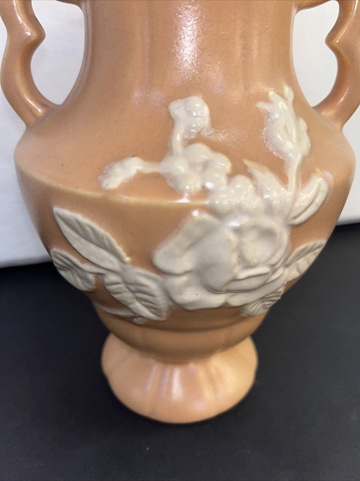 Vintage Weller Pottery Vase/Planter Pink/Peach color