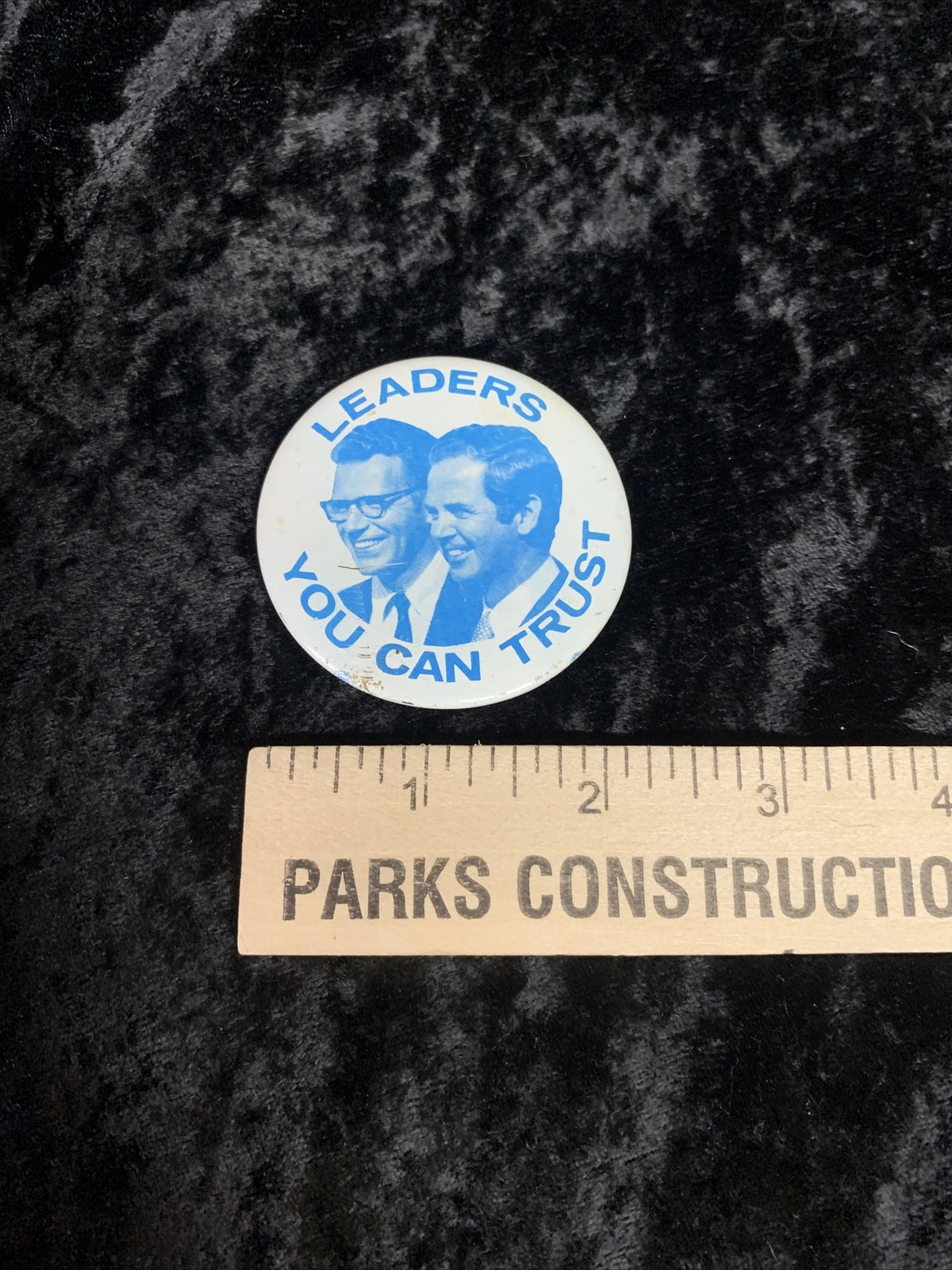 2 Vintage 1940's William Milliken Campaign 2 1/4" Celluloid Pinback