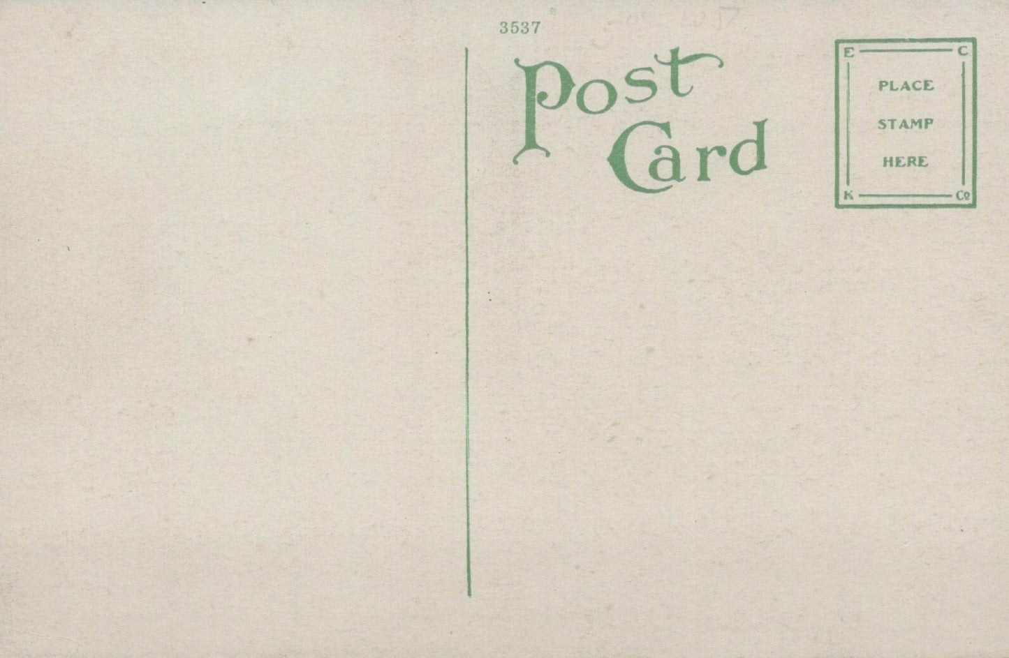 Dummy Train at Epworth Ludington Michigan MI Mich Postcard 3537