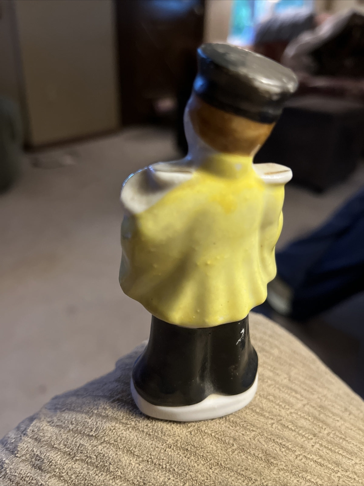 Vintage Occupied Japan Small Figurine Porcelain Man Hand Painted