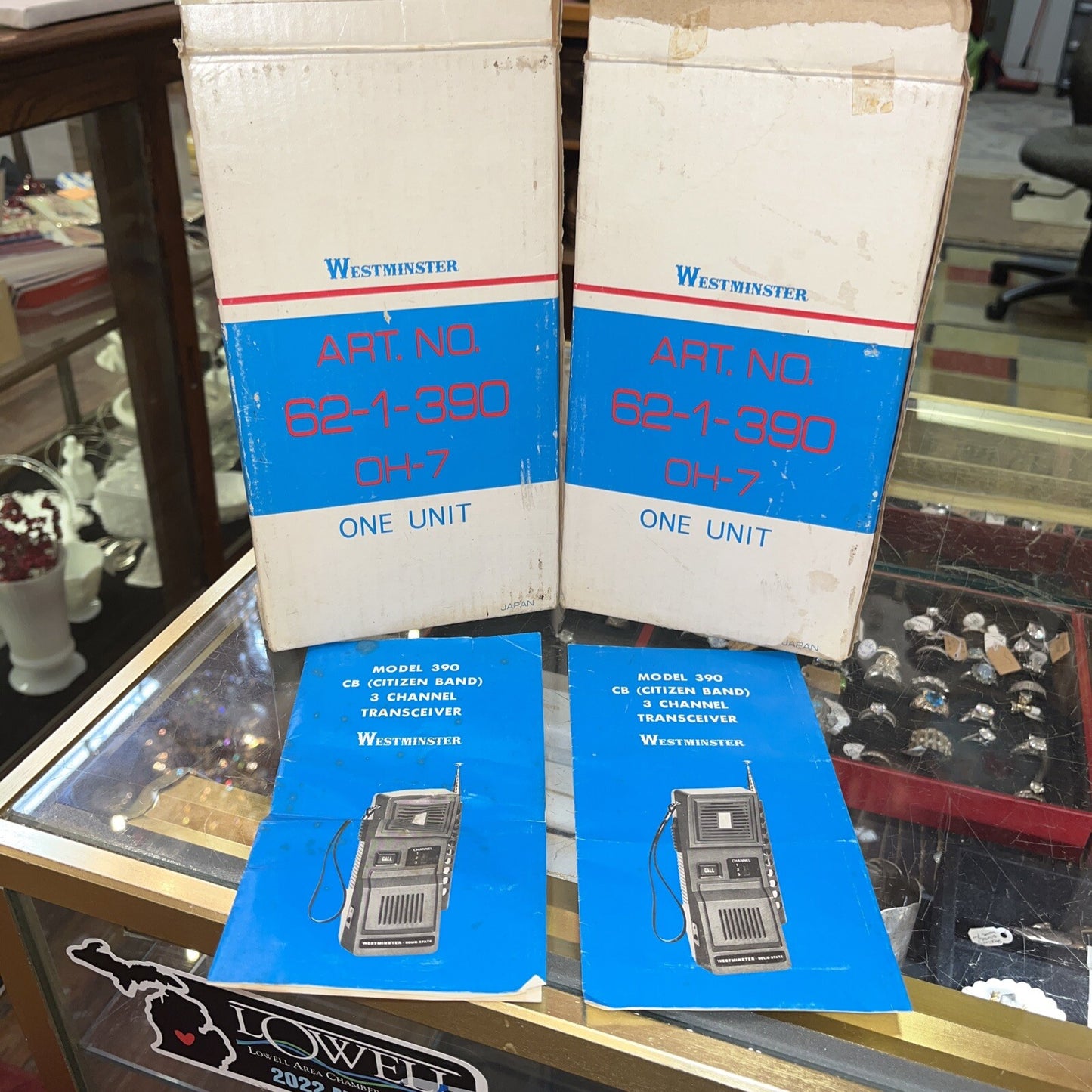 Westminster set of Walkie talkies model 390  3-channel, un-Tested