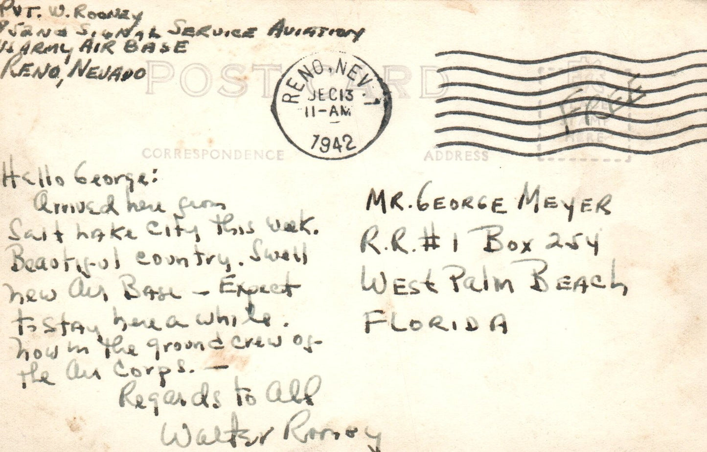 RPPC Modern Steamliner part of Railway and Locomotive History Society Postcard