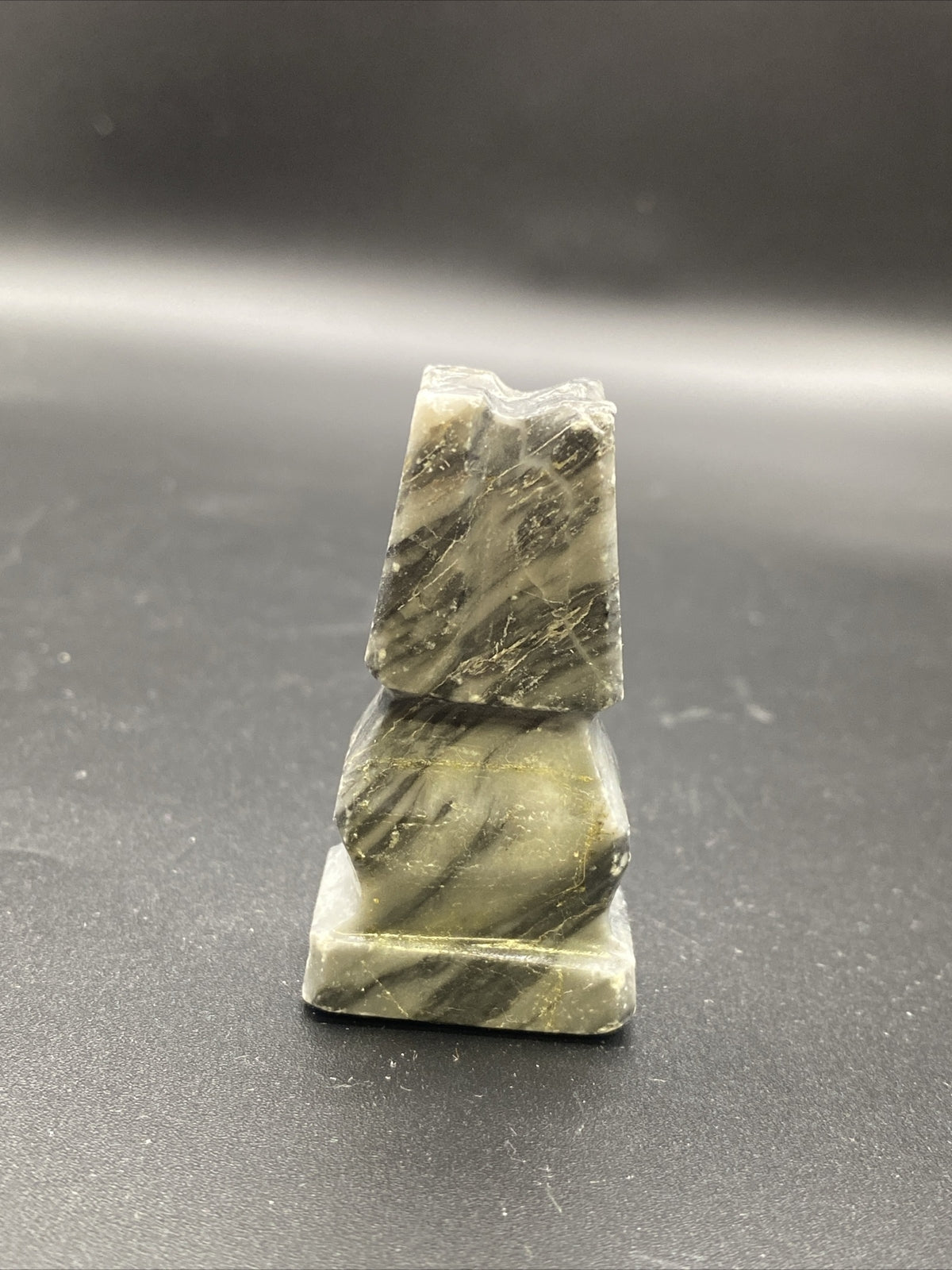 2" GREY GRAY  ROOK Marble  Onyx Stone Replacement Bishop Chess Piece