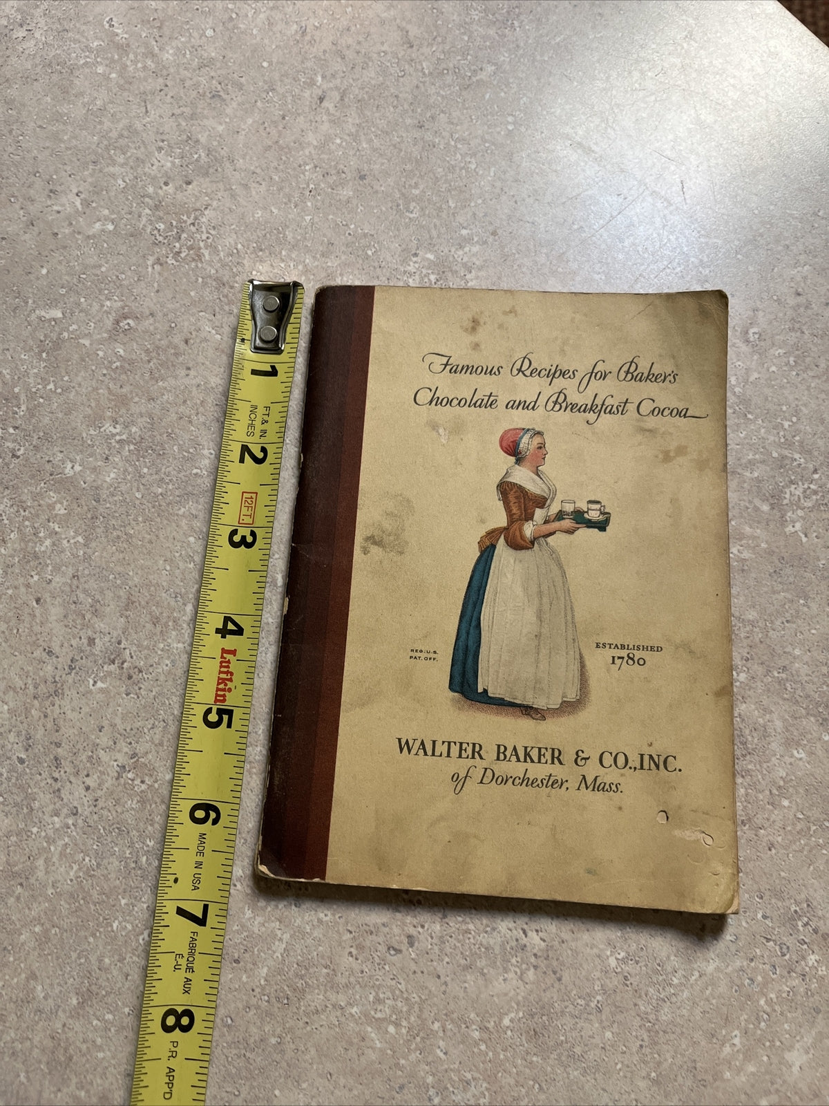 WALTER BAKER & Co 1928 Recipe Booklet Chocolate Breakfast Cocoa Dorchester Mint