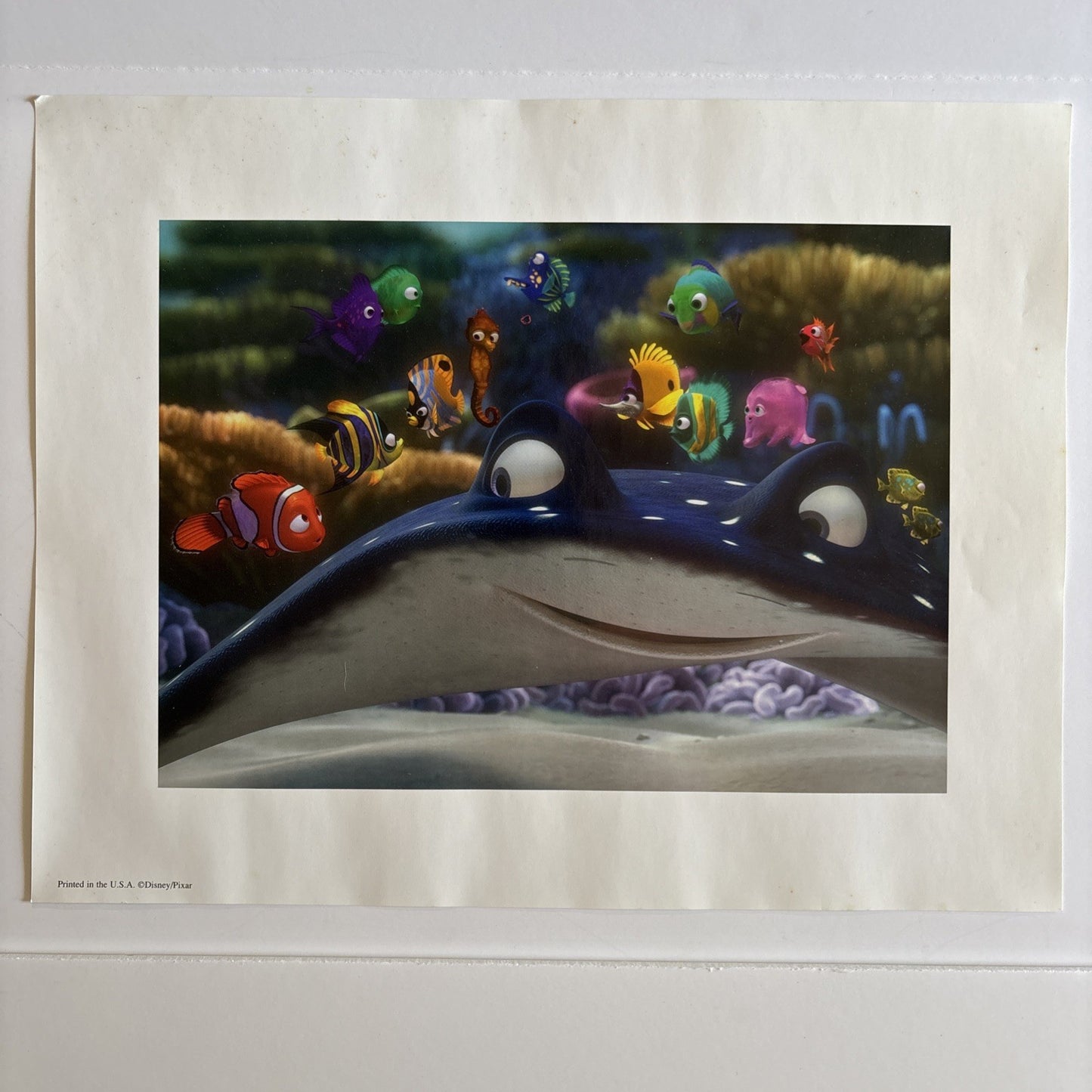 Finding Nemo Lithograph set of 4 Walt Disney Pixar