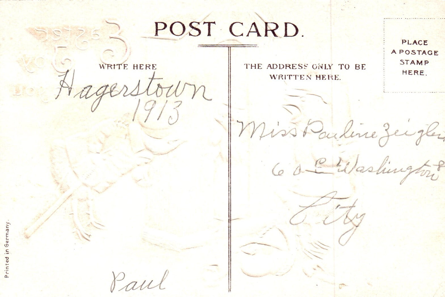 Easter Joy Attend You Soldier Chicks Guardhouse Eggs Vintage Easter Postcard