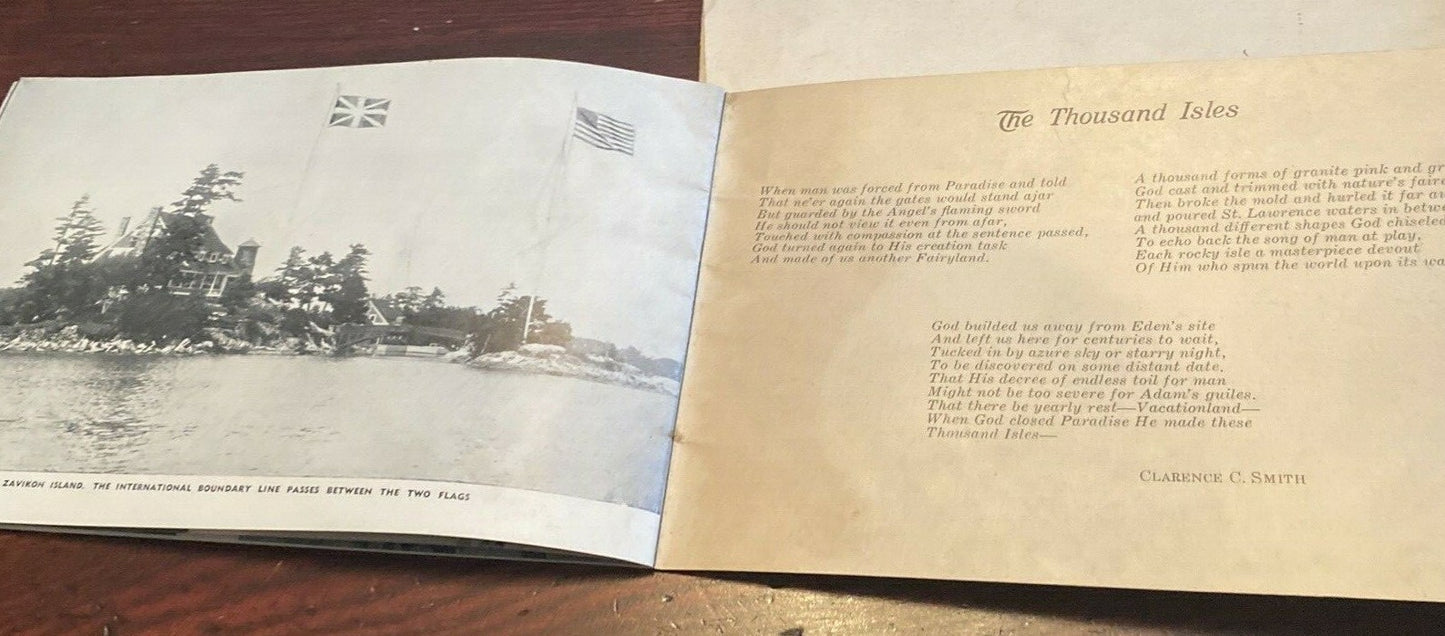 Vintage Thousand Islands New York State Canada Pullman's Castle Rest