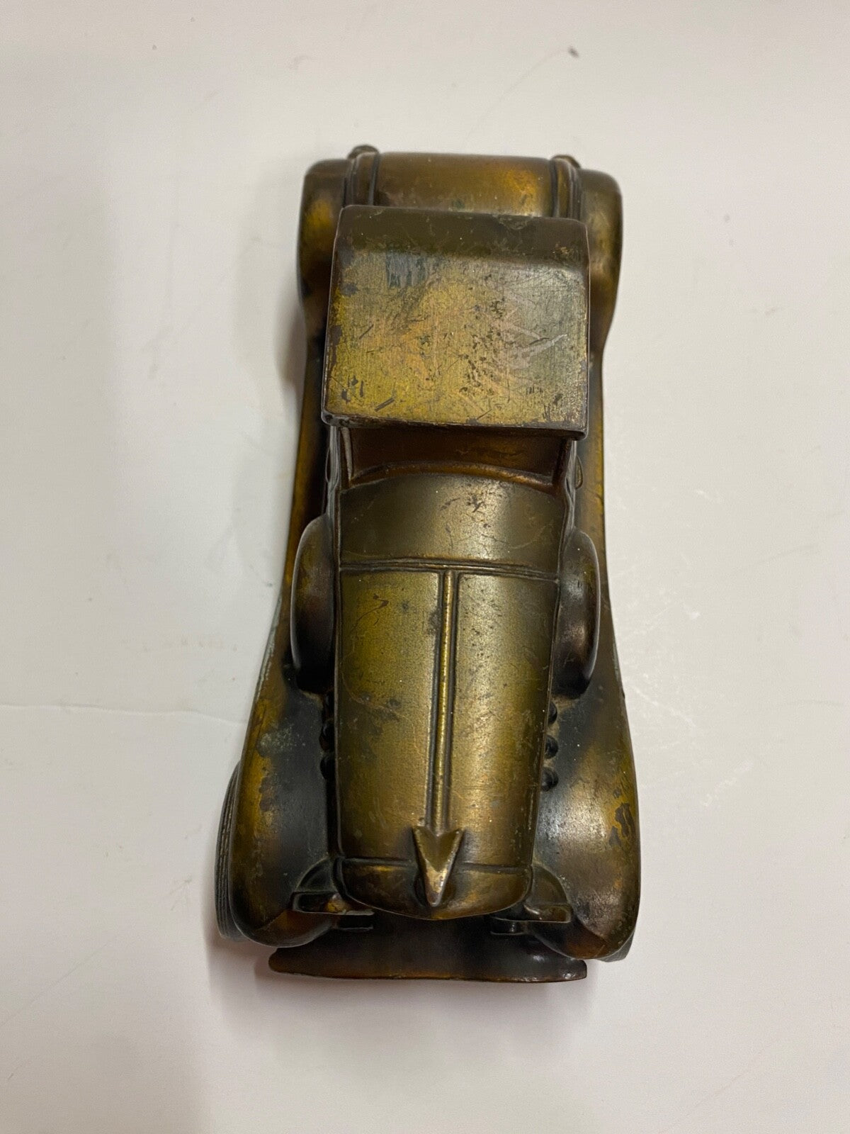 Vintage 1974 Brass Car Bank Duesenberg Banthrico INC. Chicago USA