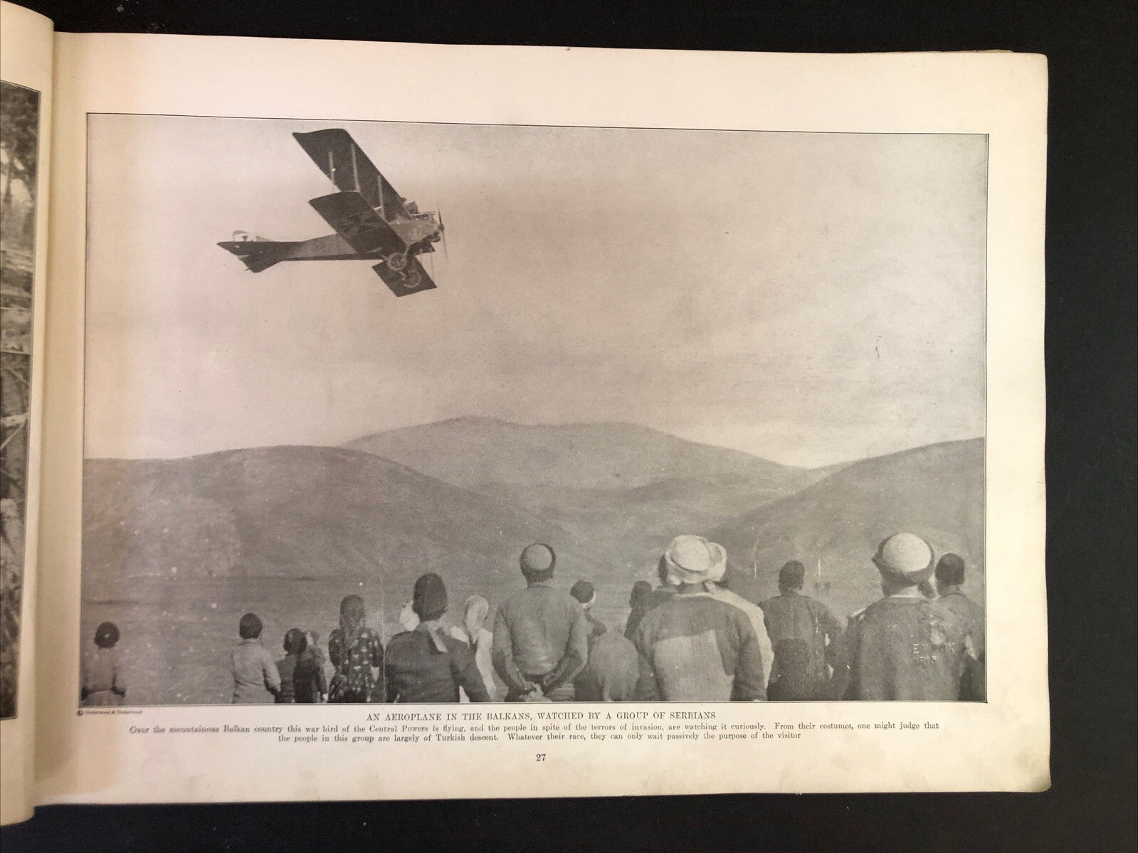 World War I Pictorial Book Oversized - Missing covers and pages 1-4