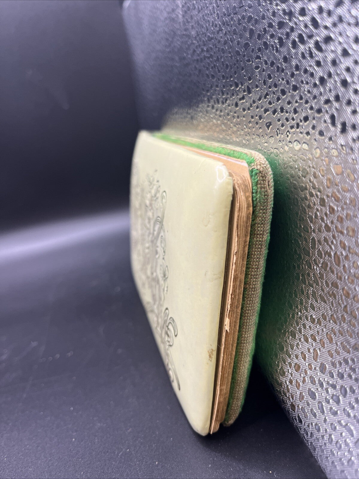 Antique 1900s Autograph Book Album with Signatures & Messages. 6" X 4”