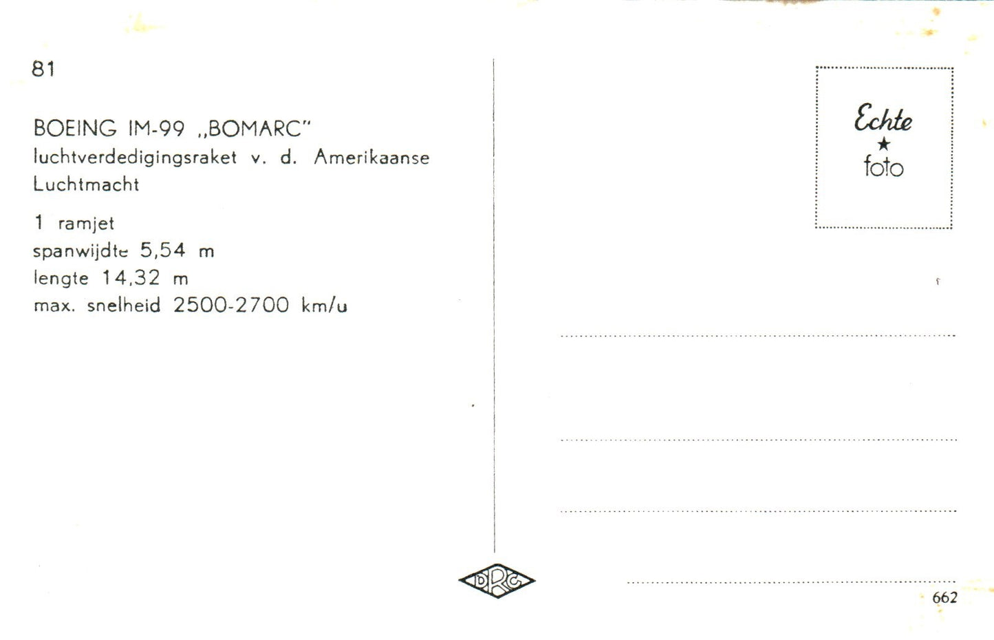 Boeing IM-99 Vintage Airplane Real Photo Postcard