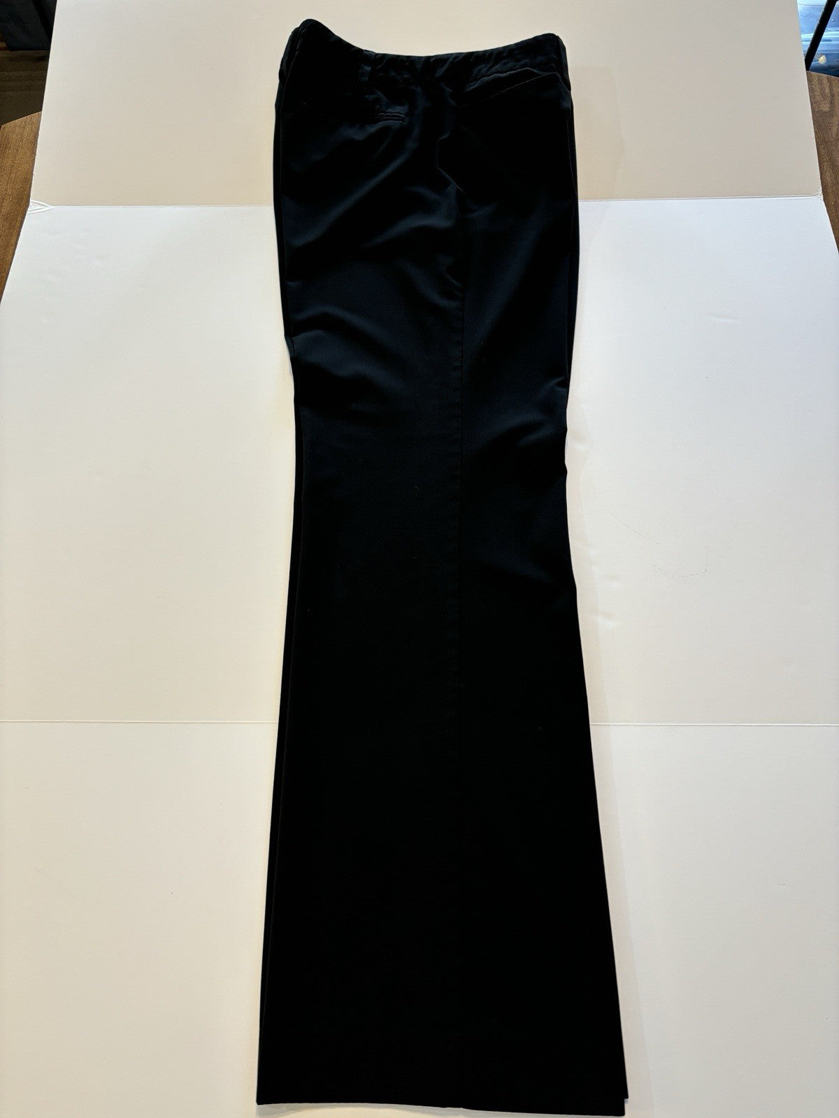 GSK Lands End Trouser Pants Womens Size 12 (32-1/2" L x 35" W) Black Zip