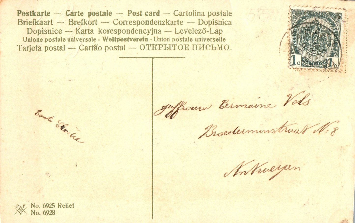 Happy Easter Little Girls Picking Flowers with Chicks Vintage Easter Postcard