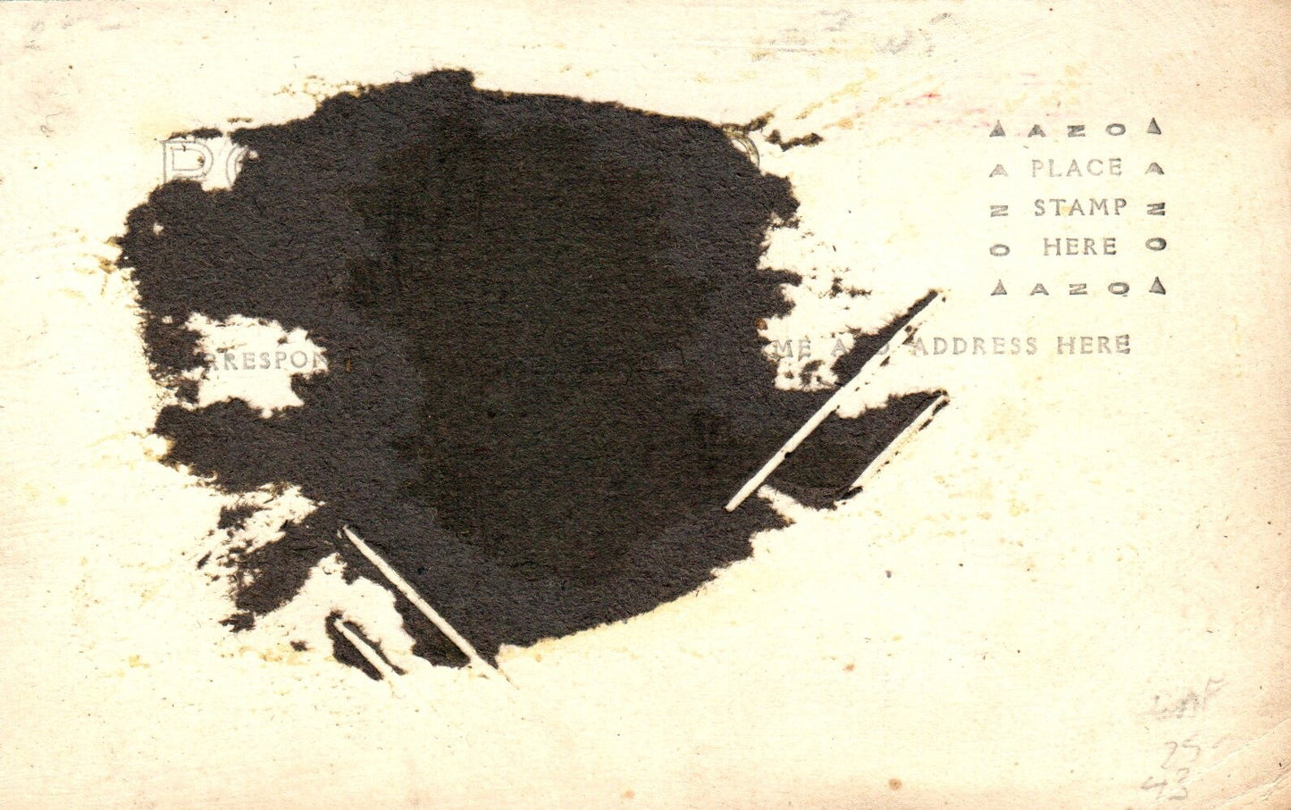 Real Photo River Bridge in Lyons Mich Michigan MI Vintage Postcard