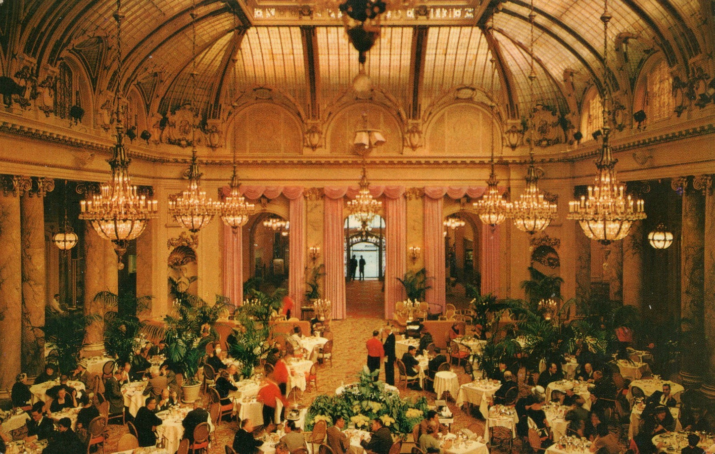 Interior View Sheraton Palace San Francisco California CA Postcard
