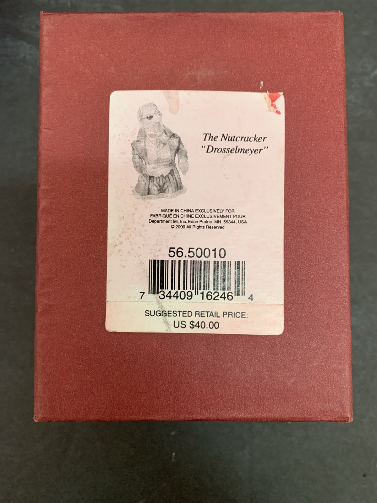 Dept. 56 The Candle Crown Collections The Nutcracker "Drosselmeyer" Figurine