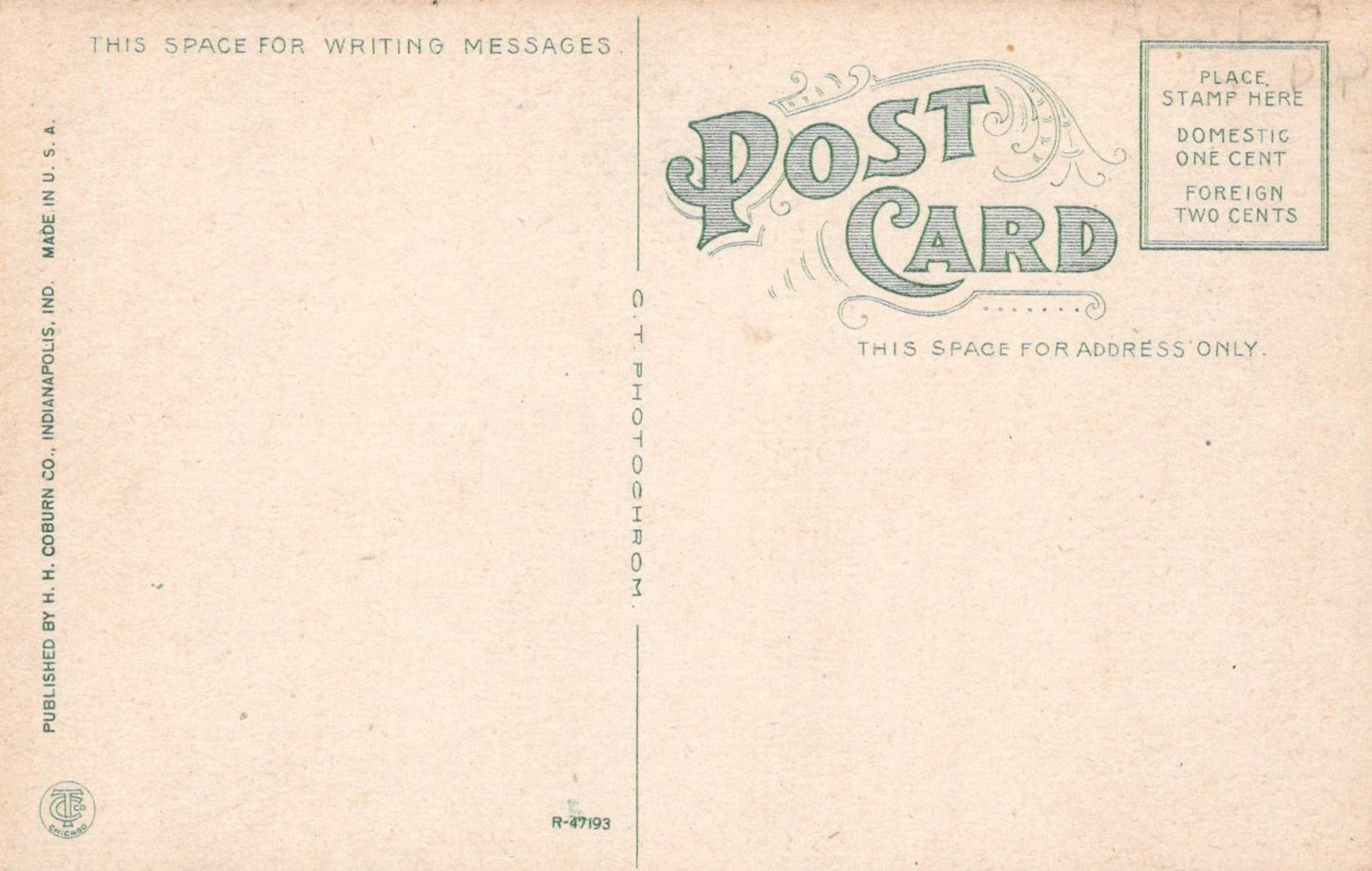 Interior Karl L Monningers Inn Indianapolis Indiana IN Restaurant Bar Postcard