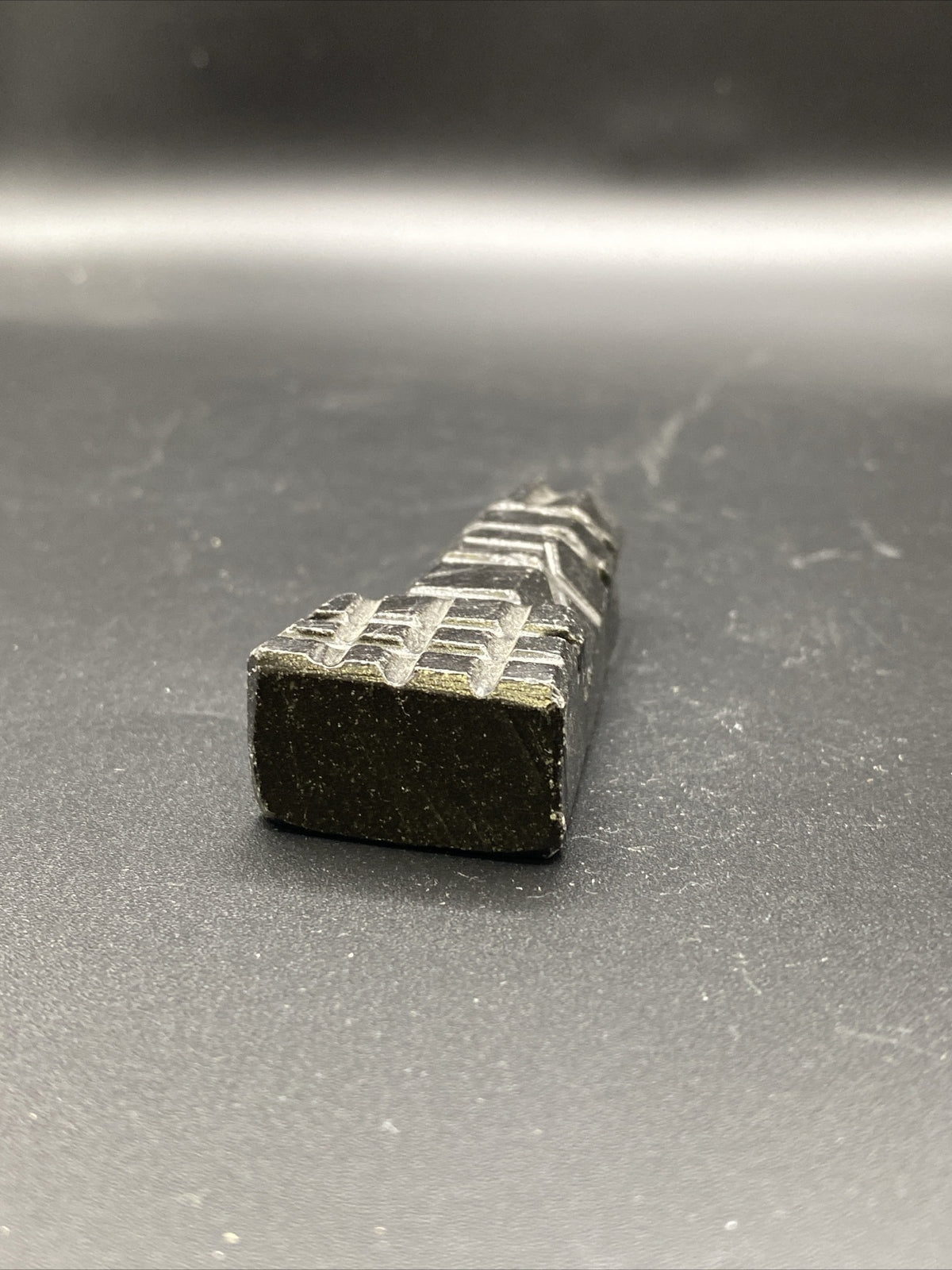 2 1/2 " BLACK Marble  Onyx Stone Replacement Chess Piece